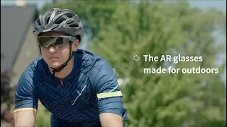 LAWK ONE: AR Glasses for Outdoor Adventure with Navigation, Data Visualization & Sports Camera