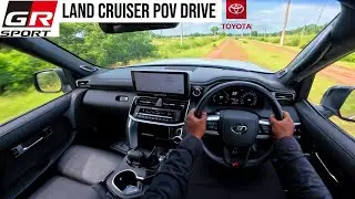 2025 Toyota Land Cruiser LC300 GR Sport POV First Drive Review Telugu