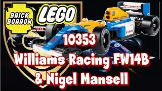 Lego set 10353-Williams Racing FW14B & Nigel Mansell *COMPLETE TIME-LAPSE BUILD, UNBOXING & REVIEW *