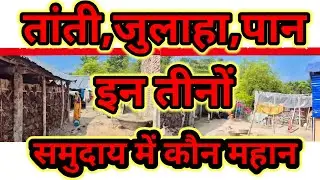 तांती,जुलाहा,पान,इन तीनो समुदाय में कौन महान !