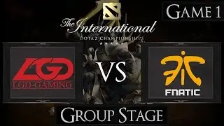 Dota 2 The International 2015 LGD vs Fnatic