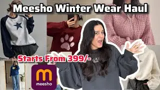 Зимняя коллекция Meesho || Зимняя одежда для женщин от 399 рупий: свитера, кардиганы и свитшоты