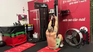 How to do a Seated on the floor V Bar pull down