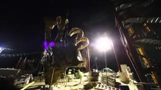 Time-Lapse: Cobra's Curse - Snake King Icon Installed | Busch Gardens