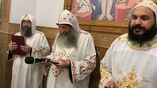تدشين معمودية كنيسة رئيس الملائكة ميخائيل برزقه الدير المحرق  ( نيافه الحبل الجليل الأنبا بيجول  )