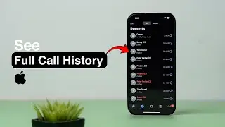 Как просмотреть полную историю звонков на iPhone?