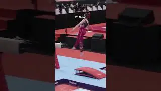 Can we all agree that this is a good change?🤔 #gymnastics #leotard #beam #thenvsnow
