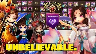 ALL OUR SKYDANCERS in Top Tier WORLD GUILD WAR Offense Teams!! OVERPOWERED?? XD