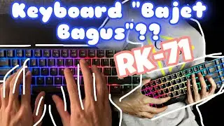 ROYAL KLUDGE RK-71 | Mechanical Keyboard Unboxing and Typing Sound | Malaysia | Red Switch