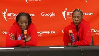 Rhyne Howard, Tina Charles post game interview | Atlanta Dream vs New York Liberty WNBA playoffs