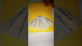 tishu paper art dresses 😱tishu paper dress banana sikh🥰#short #viral #trending #paper dress #tishu