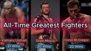 Top 30 UFC/MMA Fighters Ranked &ndash; Who Is the Real GOAT?