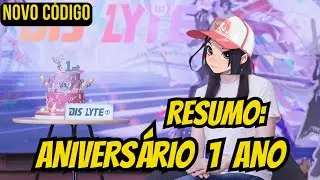 ANIVERS&Aacute;RIO DE 1 ANO, RESUMO DAS COISAS IMPORTANTES E C&Oacute;DIGO NOVO - DISLYTE