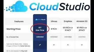 CloudStudio Review Demo Bonus - One Time Fee Cloud Storage
