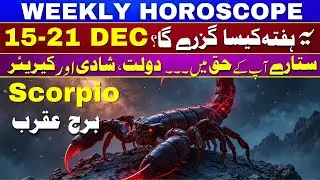 Scorpio Weekly Horoscope 15 to 21 December 2025 - Success, Career, Relationship