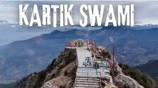 Kartik Swami Temple | Scenic Drone View of Uttarakhand&rsquo;s Hidden Gem