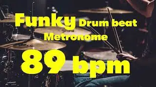 89 bpm funky drumbeat metronome 01
