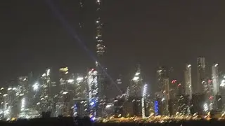 Happy new year from Burj Khalifa tower Dubai Vertical live Lalit Naval Flavorful Journeys #shorts