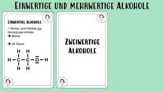 Einwertige und mehrwertige Alkohole