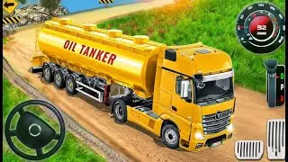 Oil Tanker Truck Driving Simulator 🚚 | Heavy Cargo Transporter Android Gameplay #1