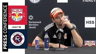 Sandro Schwarz | Postmatch Press Conference | New York Red Bulls vs. New England Revolution
