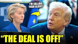 Trump PANICS After Europe CALLS HIS BLUFF
