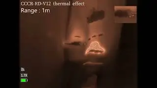 エクストリームスポットライトの加熱炎熱映像 #thermal #flashlight #spotlight 