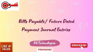 Bills Payable/Future dated Payment Journal entries in EBS/Fusion Payables