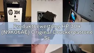 Produktbewertung HP 304 (N9K06AE) Original Druckerpatrone Schwarz f&uuml;r HP Deskjet und HP ENVY , 1er P