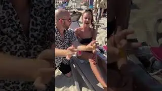 BEACH MAGIC! The magic sneeze! #shorts