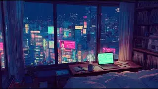 🌙💻 Tokyo Neon Night — Lo-Fi Beats for Deep Focus & Late-Night Work｜深夜作業・雨のチルBGM 🌧️