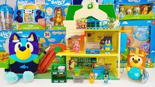 Bluey Toy Collection Unboxing Review | Bluey Supermarket Playset & Bluey Mini Music Player
