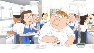 Family Guy - Peter cooks for the rich.