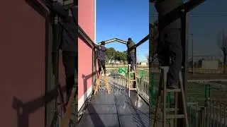 Installation details of detachable container houses#containerhomes #modularconstruction #活动板房