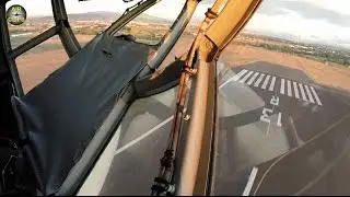 MIGHTY Antonov 22, WORLD's LARGEST TURBOPROP, heavy takeoff from Tibilisi, Georgia [AirClips]