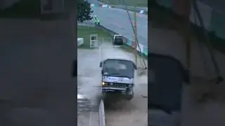 failed road barrier #crashtest