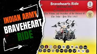 BRAVEHEART RIDE 2025 | Riding for the Real Heroes &ndash; The Indian Army Untitled