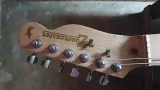 RJ zoomcaster (fender telecaster copy) full setup and repair