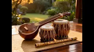 Relaxation Sitar, Tabla & Flute Instrumental| Indian Classical Music for Meditation, Yoga, & Sleep