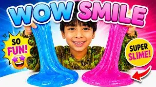 WOW Slime Challenge! Bright Slime for Kids 😍 | Family Fun Vlog