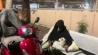 Homeless with a $5000 Scooter