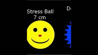 Balls Size Comparison (Version 5) #shorts #short #ball #sizecomparison