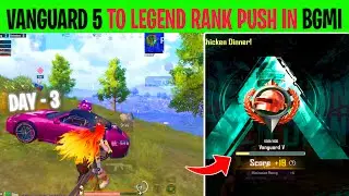 ULTIMATE ROYALE : 🇮🇳 DAY - 3 😍 VANGUARD TO LEGEND RANK PUSH IN BGMI 🔥|| ULTIMATE ROYALE PUSHING TIPS