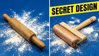 The Ultimate Rolling Pin for Pizza & Bread (Grandpa's Secret Design) #BakingSecrets   #PastryChef