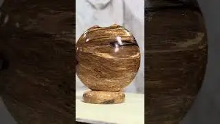 Spalted Sycamore Disc Vase
