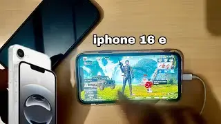 iPhone 16e bgmi Test | handcam Pubg mobile