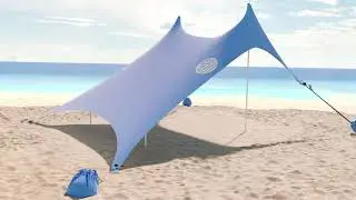 How to setup the UMARDOO beach tent