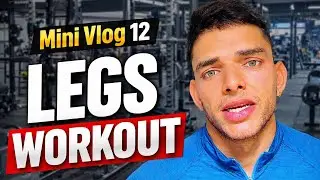 Mini Vlog 12 | Intense Legs Workout 🦵🔥 | Gym Motivation 💪
