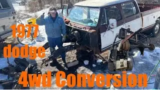 Cummins crew cab 4wheel drive conversion