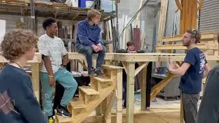 Oxford High School Theatre - Building Prince Eric's Ship